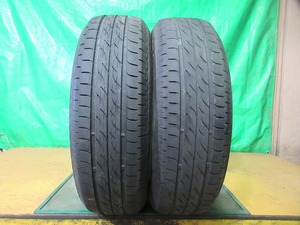 2021年製 ブリヂストン ネクストリー BRIDGESTONE NEXTRY 175/65R15 2本 №4621S オンロード 夏タイヤ ノーマル サマータイヤ 70％残溝