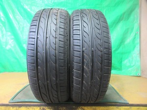 2022年製 ダンロップ DUNLOP EC202 165/55R14 2本 №4891S 夏タイヤ オンロードタイヤ 80％残溝