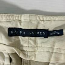 【極美品】Ralph Lauren ラルフローレン 短パン ショートパンツ ハーフパンツ 4 160 / 72A ベージュ 夏 半ズボン メンズ s 相当 チノパン_画像8
