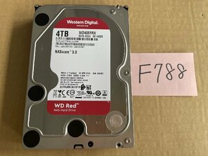 送料無料 Western Digital WD40EFRX Red 4TB 3.5インチ SATA HDD4TB 使用時間40729H★F788