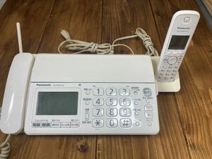Panasonic パナソニック パーソナルファックス FAX 電話機 親機 子機 KX-PD301-W 子機1台