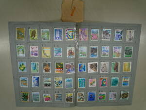 使用済み　記念切手・特殊切手。約4５0枚。オフペーパー　47セット　日本の切手