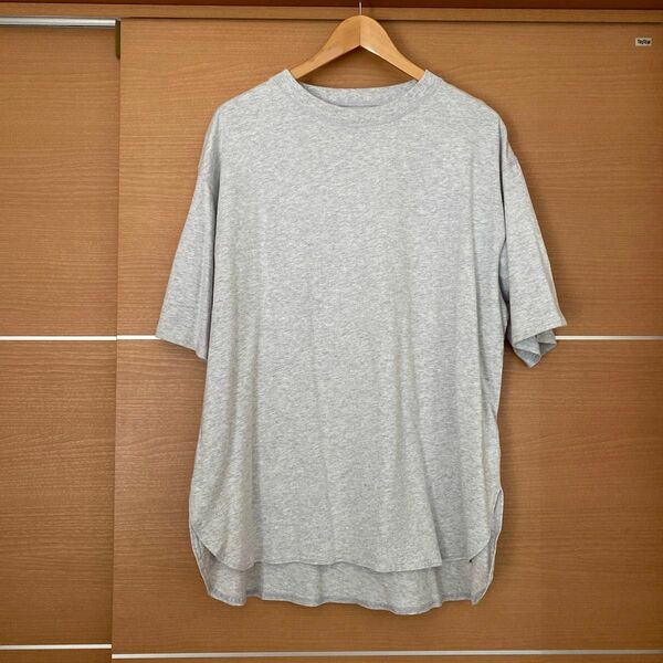 【moment＋】５分袖　バックプリント Tシャツ