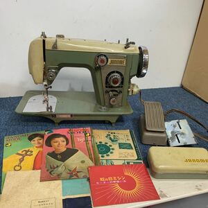 JANOME Janome SEWING MOTOR 71-246 foot педаль ручная работа Showa Retro античный швейная машина шитье Showa Retro швейные инструменты зеленый текущее состояние 