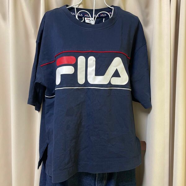 FILA　Ｔシャツ　Mサイズ　ネイビー