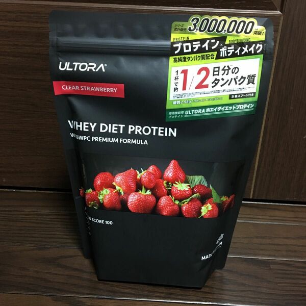 ULTORA WHEY DIET PROTEIN クリアストロベリー風味 450g 