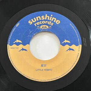 稀少7 LITTLE TEMPO リトル・テンポ / 星空 / over the rainbow / レコード 虹の彼方に SILENT POETS FRISCO REGGAE DISCO ROCKERS