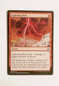 稲妻/Lightning Bolt　英語版　MM2　122/249　U　MTG