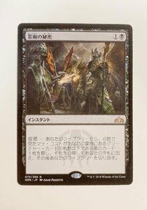 霊廟の秘密/Mausoleum Secrets　日本語版　GRN　075/259　R　MTG