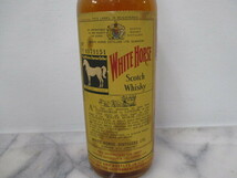 H642　古酒　特級 ホワイトホース ティンキャップ　WHITE HORSE SCOTCH WHISKY TIN CAP　760ml　43％_画像2