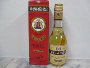 H653 old sake . castle Goryeo carrot sake XO Gold medal korean sake liqueur 300ml 30%