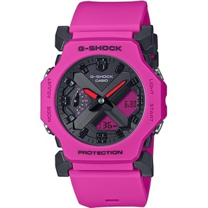 送料無料★特価 新品 カシオ 正規保証付き★G-SHOCK GA-2300-4AJF ピンク 赤紫 ショッキングピンク 20気圧防水 耐衝撃 レディース 腕時計