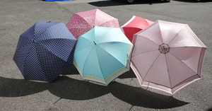 ☆女性用雨傘 ５本セット まとめ売り 置き傘　レディース　中古☆