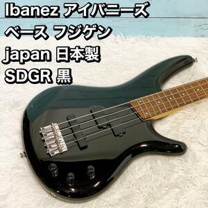 Ibanez アイバニーズ ベース フジゲン japan 日本製 SDGR 黒