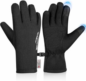 ATERCEL」防寒手袋メンズ サイクルグローブ【3Mシンサレート 手袋 スマホ対応 防水フィルム