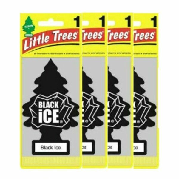 Little Trees リトルツリー エアフレッシュナー ブラックアイス4枚セット USDM 芳香剤