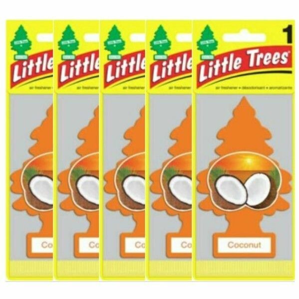 Little Trees リトルツリー エアフレッシュナーココナッツ5枚セット USDM 芳香剤