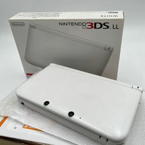 【ジャンク品】Nintendo 3DSLL ニンテンドー3DS ニンテンドー ホワイト 任天堂 SPR-001