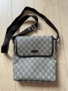 GUCCI グッチ ショルダーバッグ PVC レザー 