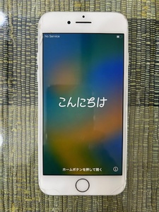 中古アイホン！　iphone 8 ホワイト　６４GB　ＳＩＭフリー　初期化済　ＯＣＮ－Ｏｎｅ格安ＳＩＭ利用してました。