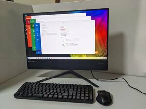 【パワフルなデスクトップ用CPU搭載の21.5型の液晶一体型PC】第7世代Corei5-7400T/SSD480GB+HDD1TB/メモリ8GB/Win11/Office/Bluetooth/DVD