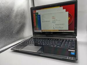 充実装備のハイスペックPC【クアッドコアi7+高速SSD512GB+FHDタッチ液晶】LL850/R Corei7-4700MQ/メモリ8GB/Win10/Office/カメラ/Blu-ray