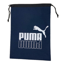 即決新品 プーマ 巾着 シューズケース ネイビー 用途色々 45cm×33cm puma 0124 送料無料_画像4