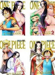 ONE PIECE ワンピース 12thシーズン 女ヶ島篇 全4枚 第408話～第421話 レンタル落ち 全巻セット 中古 DVD