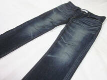 送料無料!!　濃紺　廃盤　09年　Levi's　リーバイス　EU511‐0063 　フラップ　ジップ　加工　ストレッチ　デニム　ジーンズ　32　w約83CM_画像1