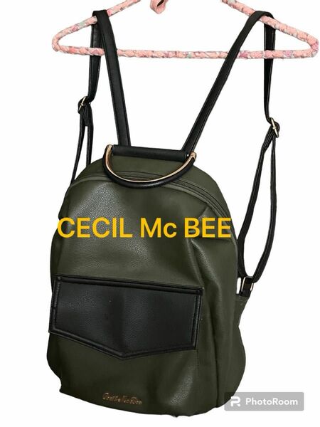 リュック CECIL Mc BEE モスグリーン値下げしました