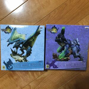 モンスターハンター DXスタチューモデルモンスターズ3 リオレウス亜種&ブラキディオス セット MH3G バンプレスト