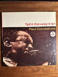 【US盤impulse 55/見開き】PAUL GONSALVES◆ TELL IT THE WAY IT IS! / VANGELDER刻印