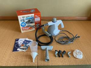 [ secondhand goods ]IRIS OHYAMA steam cleaner compact type STM-304W