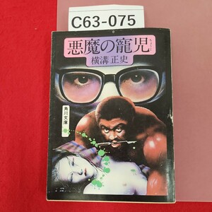 C63-075 悪魔の寵児 横溝正史 角川文庫 緑 304 12 記名塗りつぶし有り 