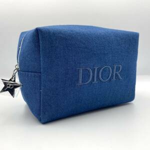[ новый товар не использовался ]DIOR Dior ручная сумка мужской женский ручная сумочка большая сумка клатч сумка Denim 1 иен темно-синий 