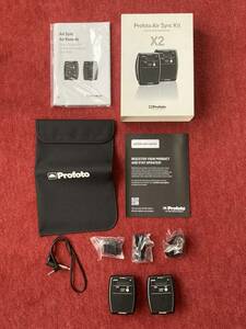 【美品】【元箱付】プロフォトエアシンク2個セットキット　Profoto Air Sync kit 901035 古いコメットのモノブロックもワイヤレスになる！