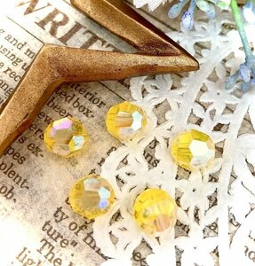  yellow opal sima-*#5000*8mm5 bead * round type * waste number color * exhibition end * low price 