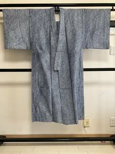 #e2951# used # tree cotton # Indigo . three . aperture stop . sea have pine aperture stop men's yukata # height 131.65