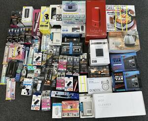 1 jpy start new goods unused consumer electronics miscellaneous goods Japan antenna mountain .g lamp ru other Manufacturers set sale 59 piece large amount stock disposal together consumer electronics ②