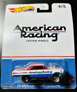 ホットウィール American Racing '65 マーキュリー コメット サイクロン MERCURY COMET CYCLONE HOT Wheels プレミアム