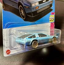 ホットウィール DMC デロリアン HW THE '80s Hot Wheels DELOREAN ブルー_画像4