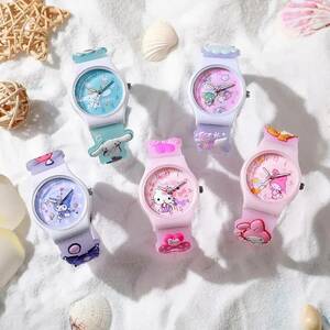  Sanrio наручные часы детский часы водонепроницаемый Kids герой ученик начальной школы подарок девочка аналог симпатичный рекомендация импортные товары 