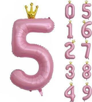 5才 5歳 女の子 ピンク バルーン 大きい 風船 誕生日 飾り付け 1m 装飾