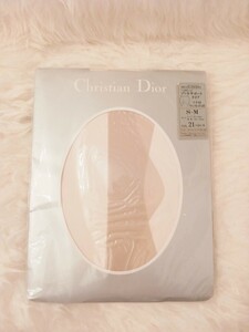 新品　Christian Dior　S～Mサイズ　マチ付き　ウエストロゴ入り　アウトゴム　足型セット　つま先補強　パンティストッキング　パンスト　