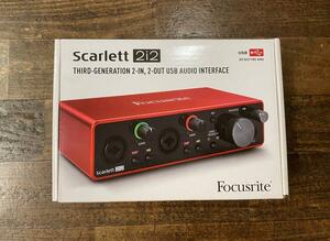 Focusrite フォーカスライト/Scarlett 2i2 G3 USB 2.0 Type C オーディオインターフェース