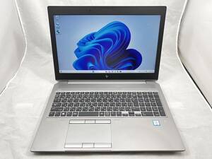 #300656 HP ZBook 15 G6 Mobile Workstation (Core i7-9850H_64GB_512GB NVMe + 2TB HDD_15.6インチ FHD_Quadro T2000_無線,BT_Win11 Pro)