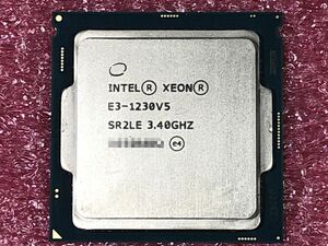 #1188 Intel Xeon E3-1230 v5 SR2LE (3.40GHz/ 8MB/ LGA1151) 保証付