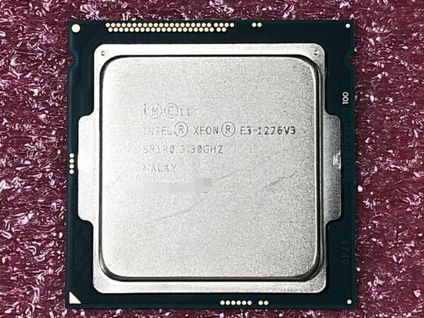 #1148 Intel Xeon E3-1226 v3 SR1R0 (3.30GHz/ 8MB/ LGA1150) 保証付