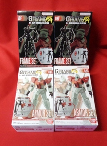 ジーフレ★簡易梱包定形外510円☆ 機動戦士ガンダム Gフレーム FA U.C.0079 MEMORIAL SELECTION ジム アーマー＆フレーム ２体セット