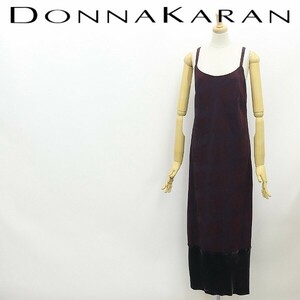 *DONNA KARAN Donna Karan Jaguar do× bell bed switch maxi height long camisole One-piece S